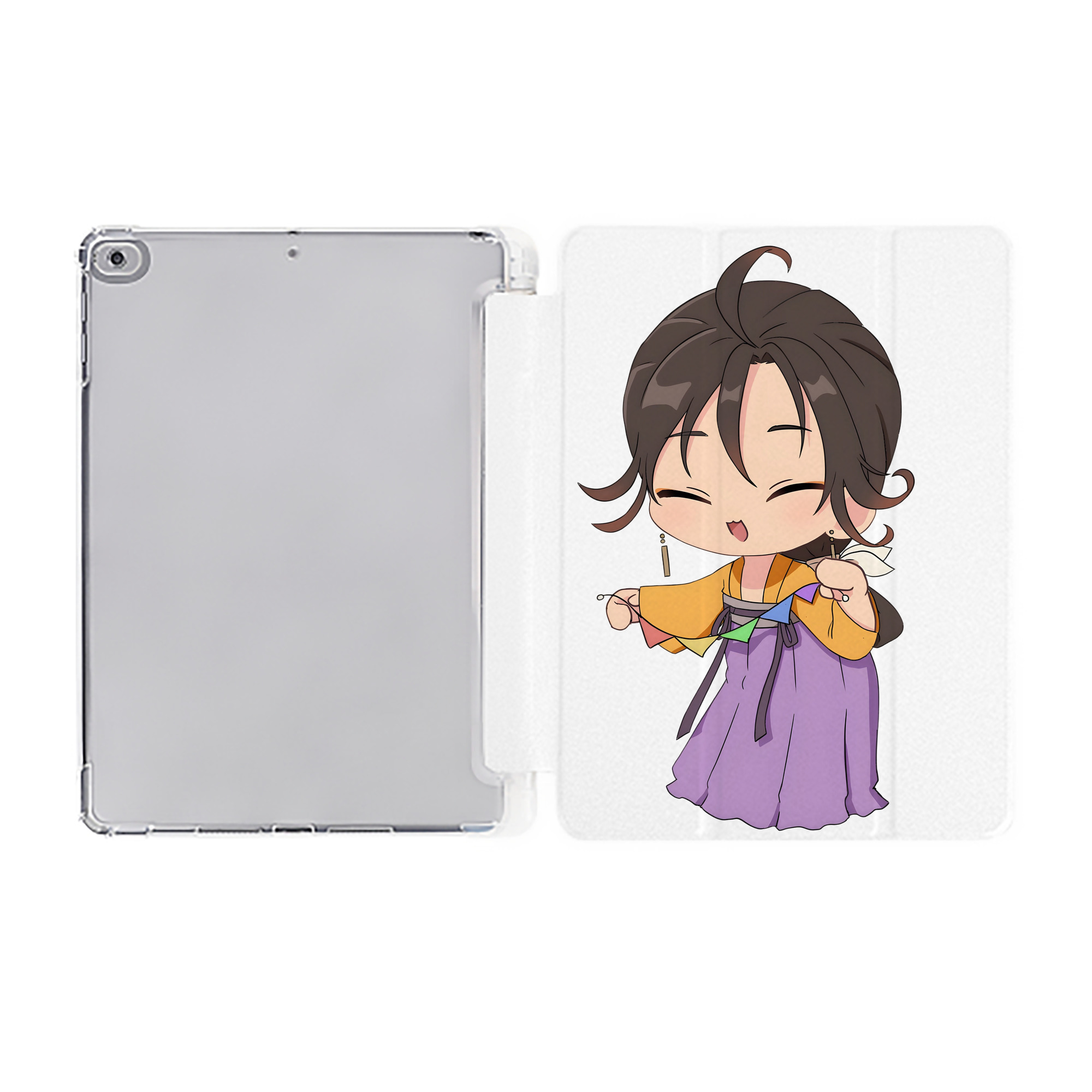 （画像用） 薬屋のひとりごと The Apothecary Diaries IPad ケース ペン収納付き 三つ折りスタンド PUレザー×シリコン 対応機種9.5/10.5/10.9インチ
